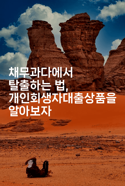 채무과다에서 탈출하는 법, 개인회생자대출상품을 알아보자-금융키키