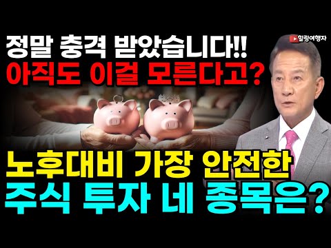 우리나라 개인 투자자들이 주식 투자로 수익을 못 본 진짜 이유? 저는 이 자료를 보고 정말 충격 받았습니다! 아직도 이걸 모른다고? 노후대비로 가장 안전한 주식 투자 네 종목은?