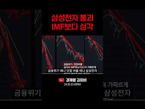 삼성전자 붕괴 IMF보다 심각 (주식, 경제, 재테크, 투자지식) #shorts